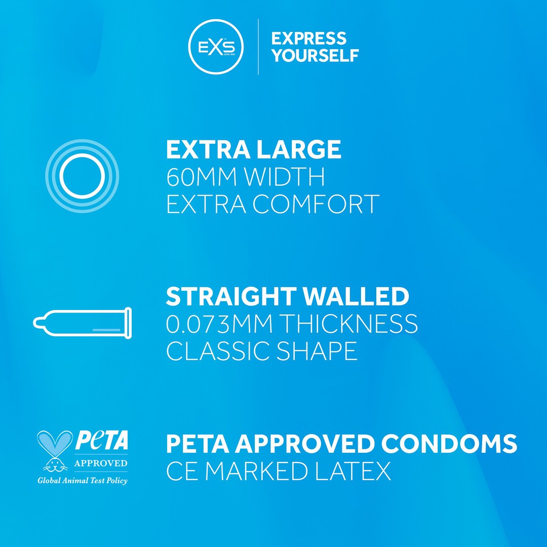 EXS MAGNUM - CONDOMS - 144 PIECES