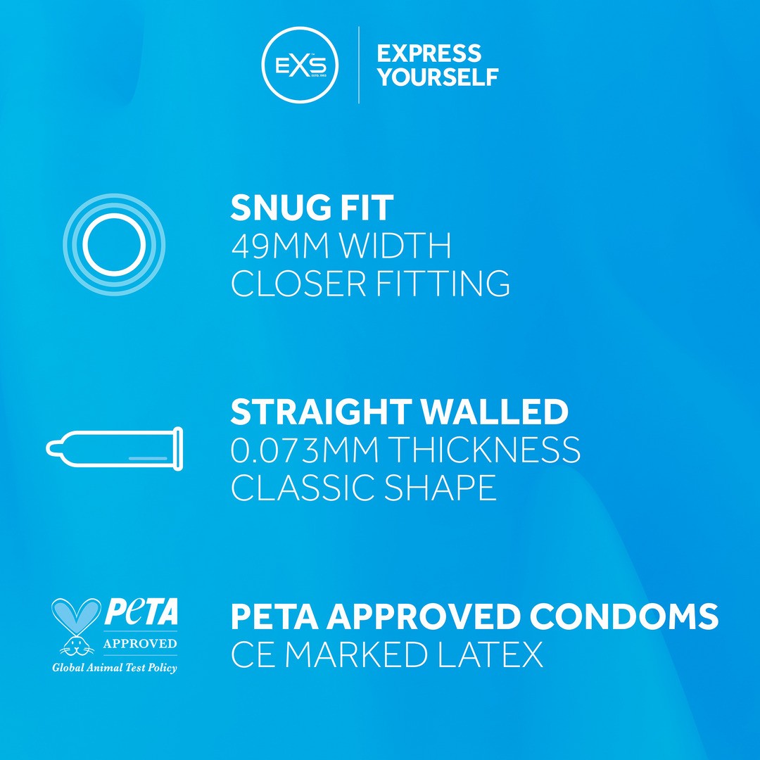 EXS SNUG FIT - CONDOMS - 144 PIECES