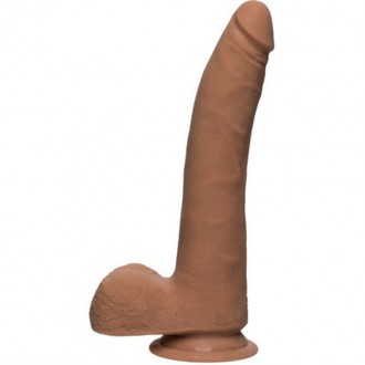 D SLIM - REALISTIC ULTRASKYN DILDO WITH BALLS - 2 PIECES