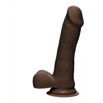 SLIM D - REALISTIC ULTRASKYN DILDO WITH BALLS - 6 / 15 CM