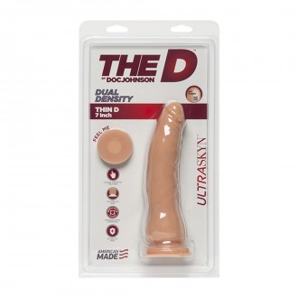 THIN D - REALISTIC ULTRASKYN DILDO - 7 / 18 CM