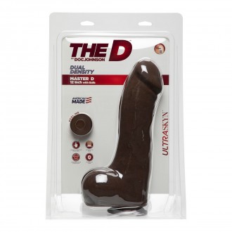 MASTER D - REALISTIC ULTRASKYN DILDO WITH BALLS - 12 / 30 CM