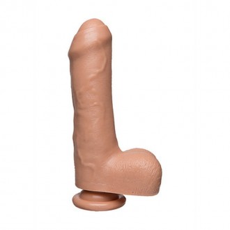 UNCUT D - REALISTIC FIRMSKYN DILDO WITH BALLS - 7 / 18 CM