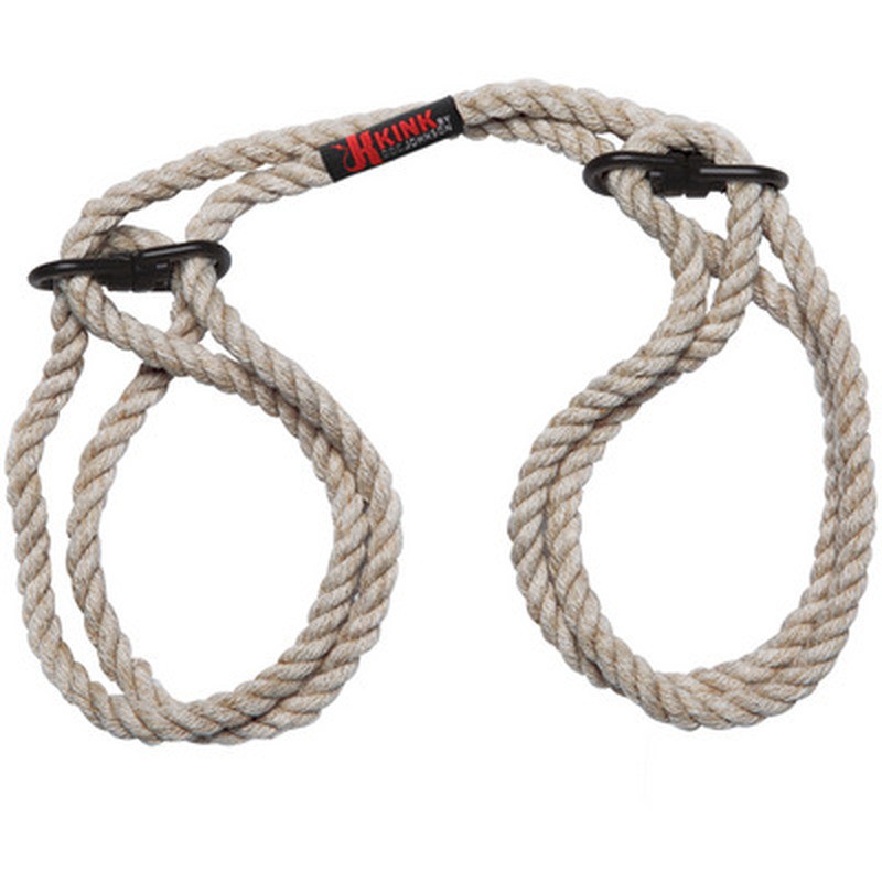 BIND AND TIE - HEMP WRIST OR ANKLE CUFFS