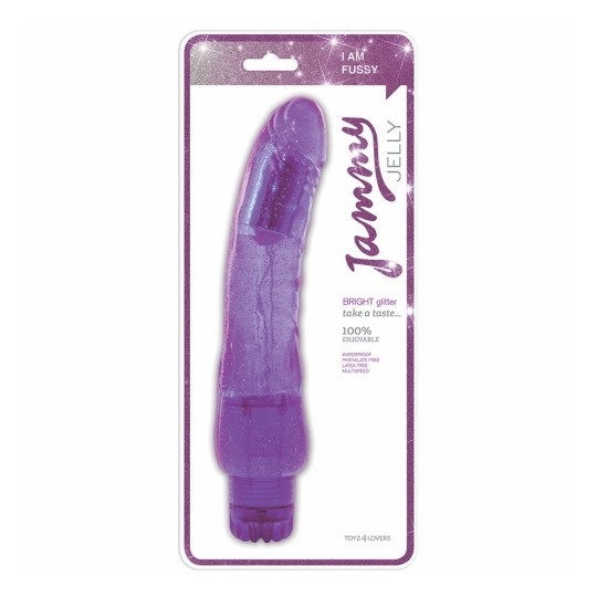 VIBRADOR JAMMY JELLY BRIGHT GLITTER