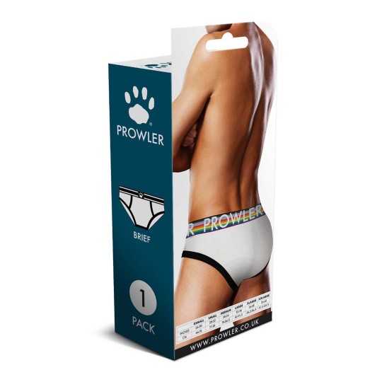 OVERSIZED PAW BRIEF - WHITE