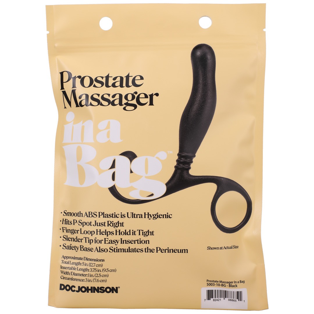 PROSTATE MASSAGER - BLACK