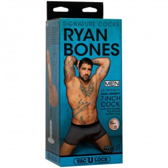 RYAN BONES - REALISTIC ULTRASKYN DILDO - 7 / 18 CM