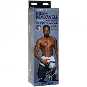 ISIAH MAXWELL - REALISTIC ULTRASKYN DILDO - 10 / 25 CM