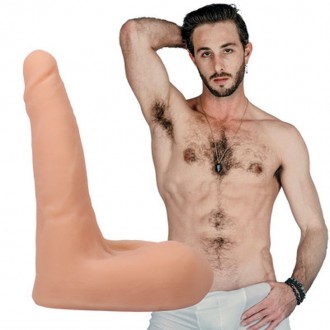 LUCAS FROST - REALISTIC ULTRASKYN DILDO - 7 / 18 CM - VANILLA