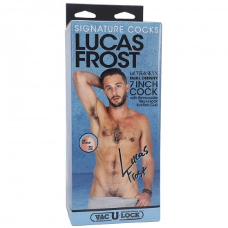 LUCAS FROST - REALISTIC ULTRASKYN DILDO - 7 / 18 CM - VANILLA