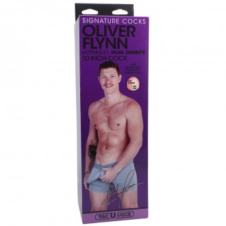 OLIVER FLYNN - REALISTIC ULTRASKYN DILDO - 10 / 25 CM - VANILLA