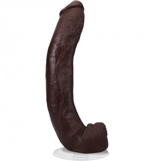 DREDD - REALISTIC ULTRASKYN DILDO - 13.5 / 34 CM - CHOCOLATE