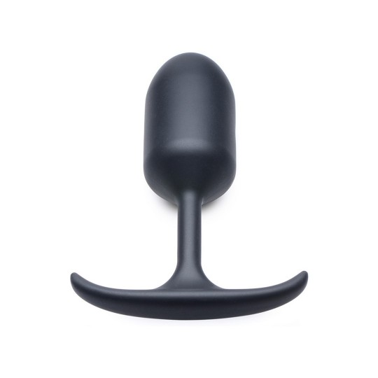 PREMIUM SILICONE WEIGHTED ANAL PLUG - LARGE