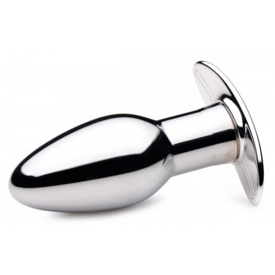 CHROME BLAST - RECHARGEABLE BUTT PLUG - SMALL