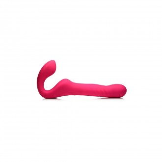 MIGHTY-THRUST - THRUSTING AND VIBRATING STRAPLESS STRAP-ON WITH REMOTE CONTROL