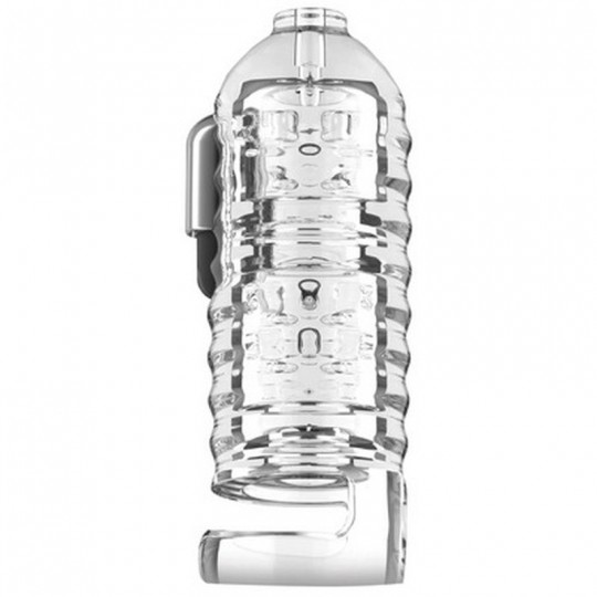 MILKER TPE MASTURBATOR WITH BALL STRAP - CLEAR