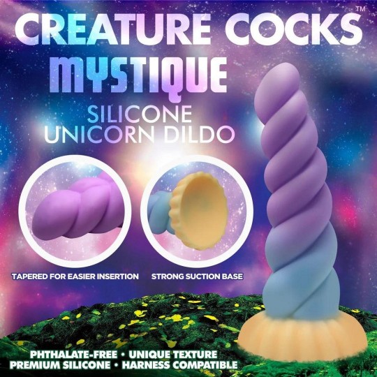 SILICONE UNICORN DILDO