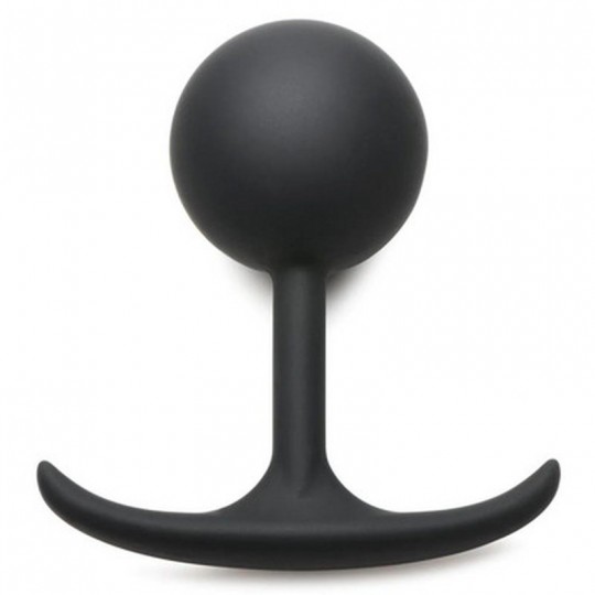 COMFORT PLUGS SILICONE WEIGHTED ROUND PLUG 4.7 - BLACK