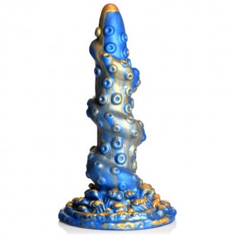 KRAKEN SILICONE DILDO - BLUE