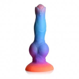 SPACE COCK - GLOW IN THE DARK - SILICONE ALIEN DILDO