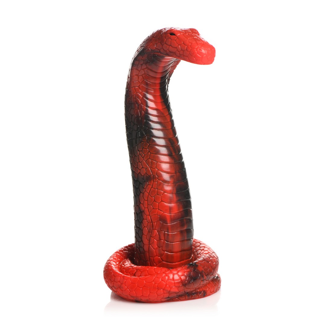 KING COBRA - SILICONE DILDO - RED