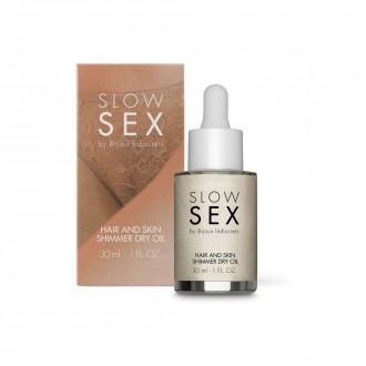 SLOW SEX - SHIMMERING DRYING OIL FOR HAIR AND SKIN - 1 FL OZ / 30 ML