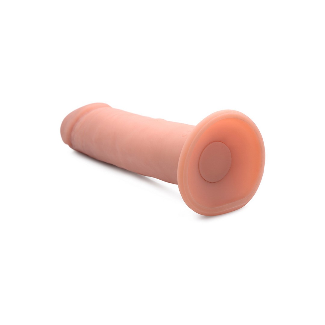 VIBRATING SILICONE DILDO WITH REMOTE CONTROL - 8 / 20,5 CM