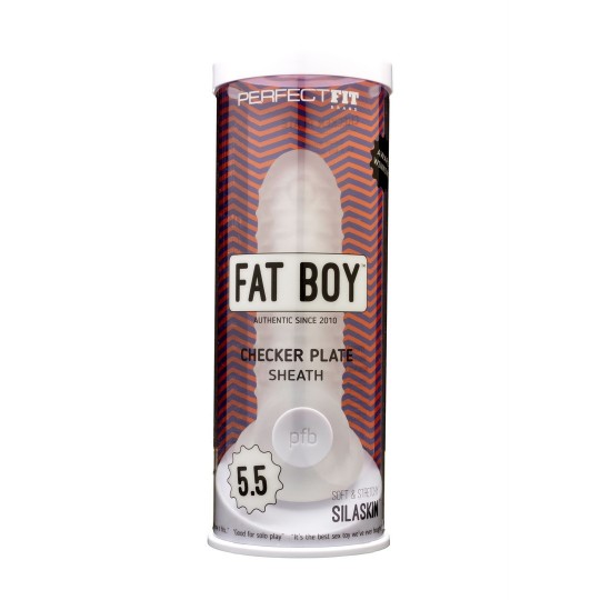 FAT BOY CHECKER BOX SHEATH - DILDO - 6 / 14 CM