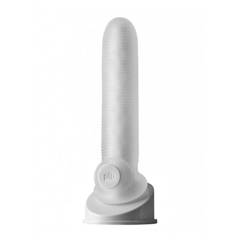 FAT BOY MICRO RIBBED SHEATH - DILDO - 7 / 19 CM