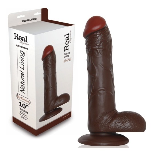 DILDO REALÍSTICO REAL RAPTURE SKY EMOTION 10&#039;&#039; NEGRO