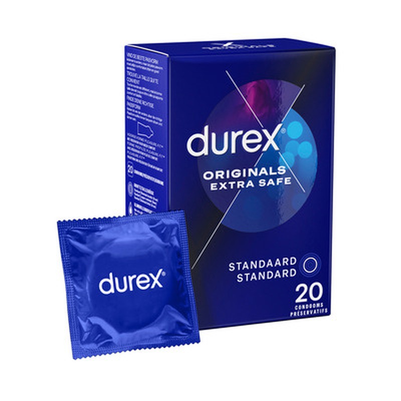 ORIGINALS EXTRA SAFE - CONDOMS - 20 PIECES