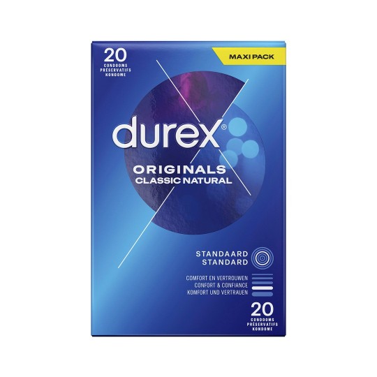 ORIGINALS CLASSIC NATURAL - CONDOMS - 20 PIECES