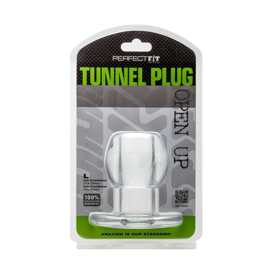 TUNNEL PLUG - HOLLOW BUTT PLUG - L