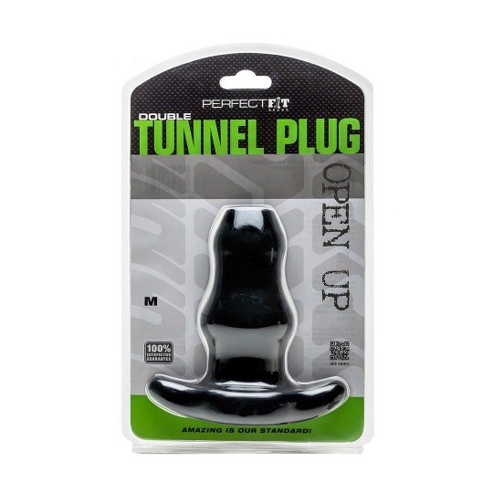 DOUBLE TUNNEL PLUG - HOLLOW BUTT PLUG - M