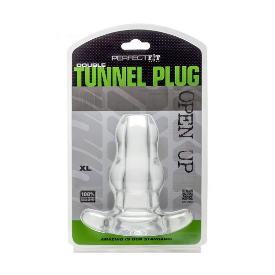 DOUBLE TUNNEL PLUG - HOLLOW BUTT PLUG - XL