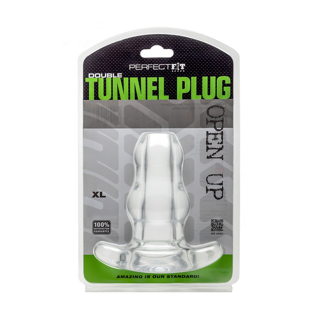 DOUBLE TUNNEL PLUG - HOLLOW BUTT PLUG - XL