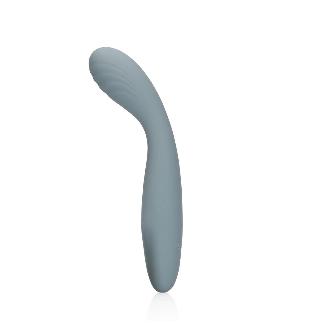 ULTRA SOFT SILICONE G-SPOT VIBRATOR - BASALT GREY