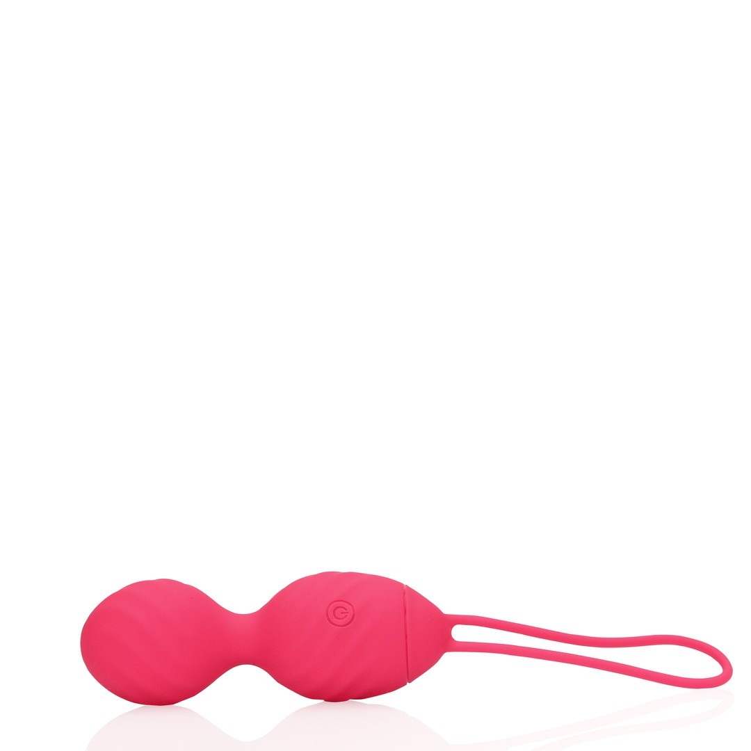 VIBRATING EGG WITH REMOTE CONTROL - STRAWBERRY RED