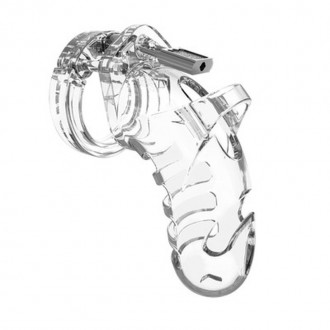 MODEL 26 - CHASTITY CAGE - 4.5'' / 11,5 CM - TRANSPARENT