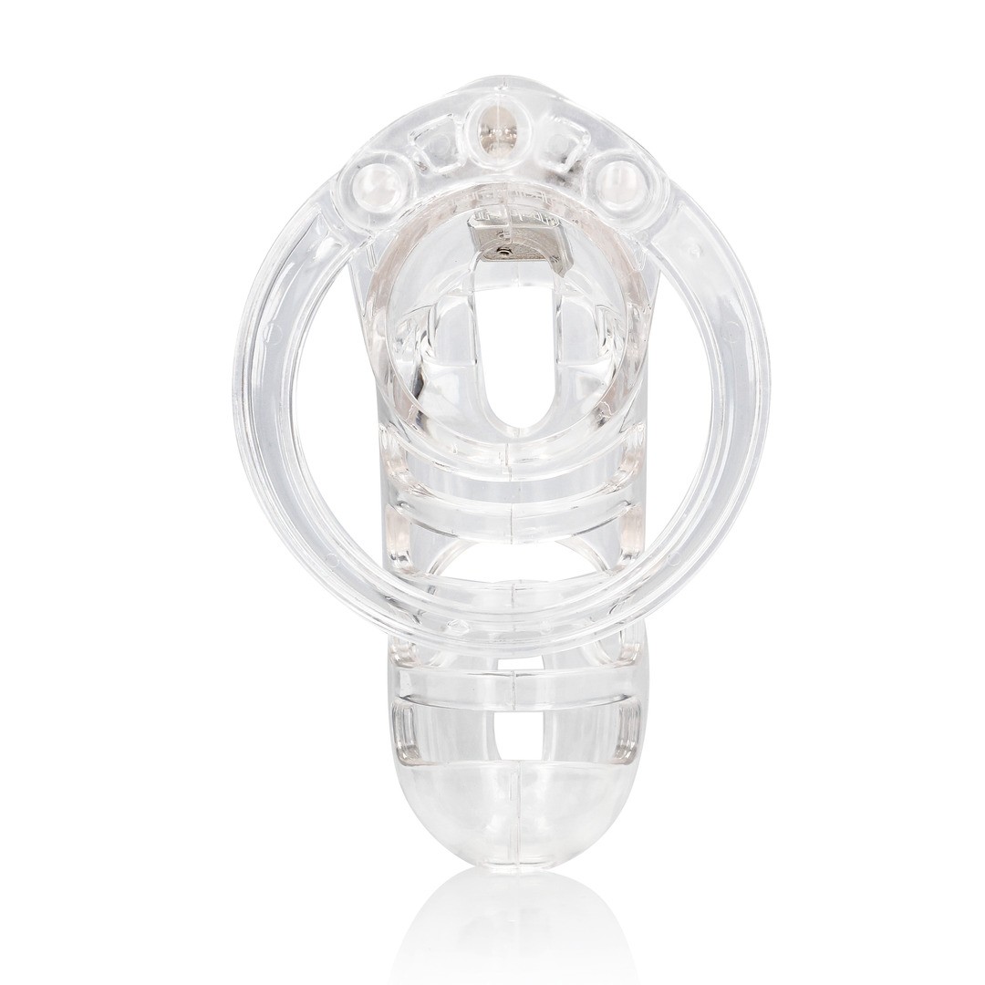 MODEL 26 - CHASTITY CAGE - 4.5&#039; / 11,5 CM - TRANSPARENT