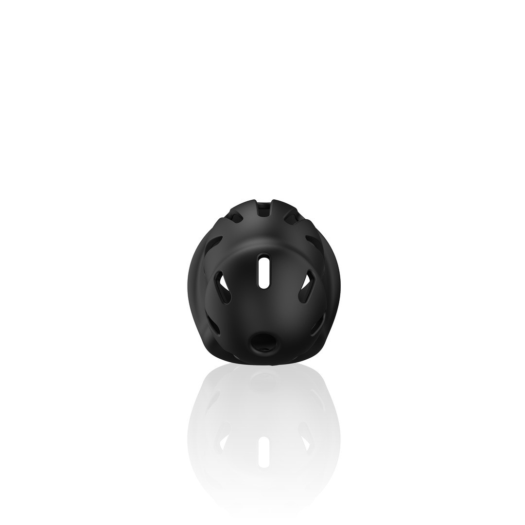 MODEL 27 - ULTRA SOFT SILICONE CHASTITY CAGE - BLACK