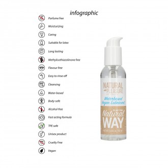 VEGAN WATERBASED LUBRICANT - 5 FL OZ / 150 ML