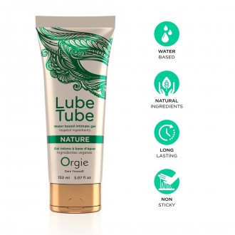 LUBE TUBE NATURE - WATERBASED LUBRICANT - 5 FL OZ / 150 ML