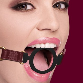 SILICONE OPEN RING GAG