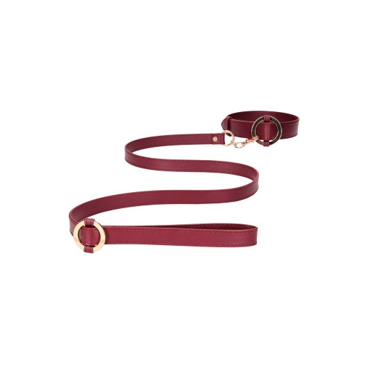 LUXURIOUS COLLAR WITH LEASH