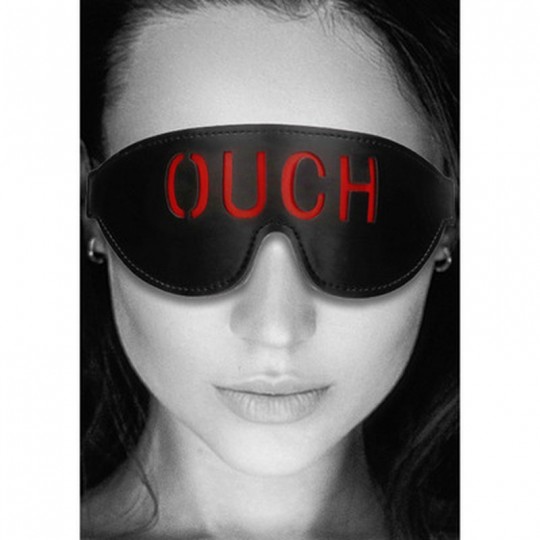 BONDED LEATHER EYE-MASK OUCH