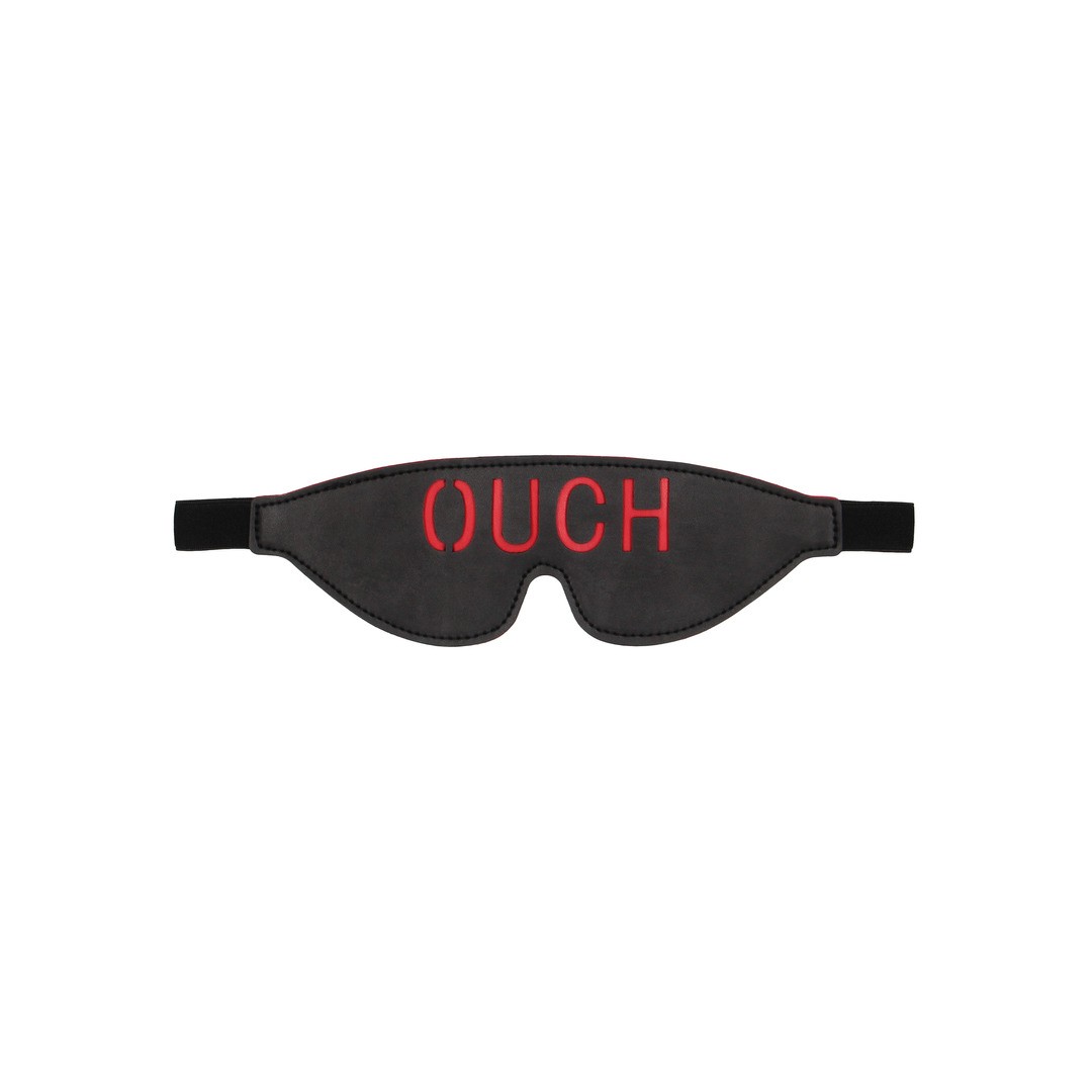 BONDED LEATHER EYE-MASK OUCH