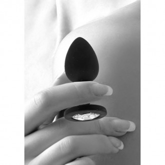 SILICONE BUTT PLUG WITH REMOVABLE JEWELRY