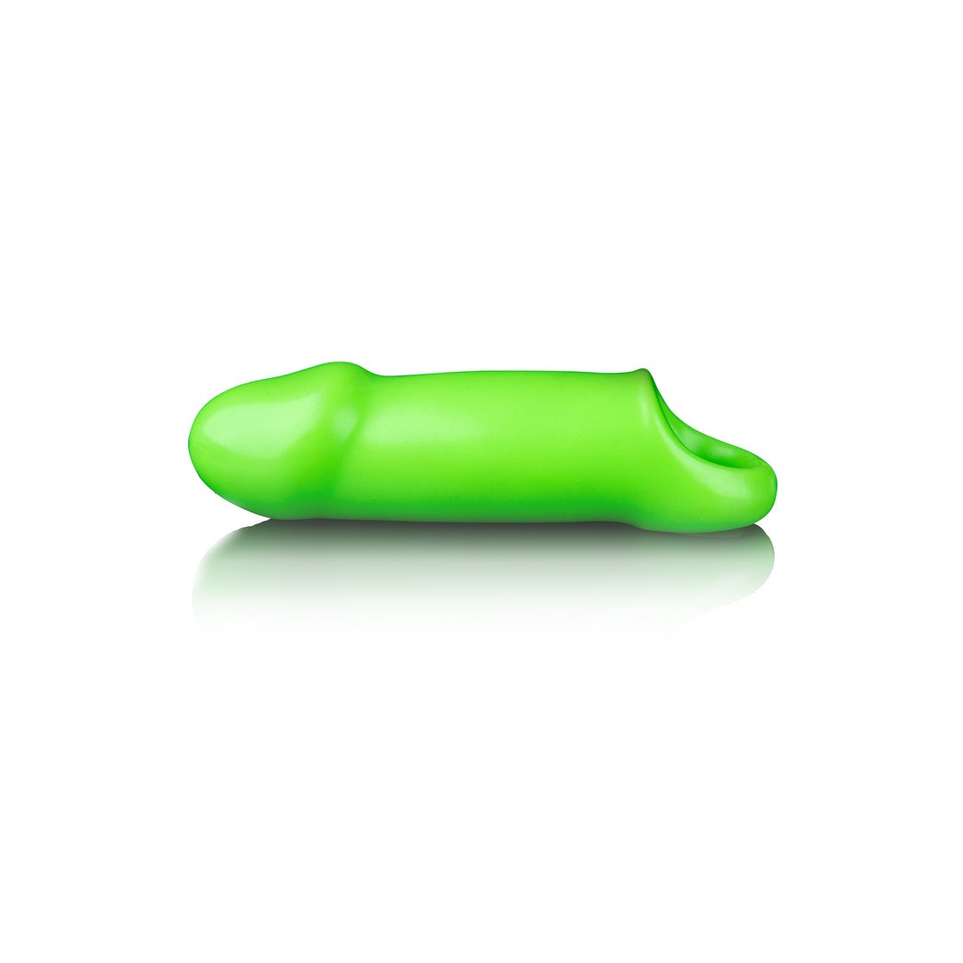 SMOOTH THICK STRETCHY PENIS SHEATH - GLOW IN THE DARK